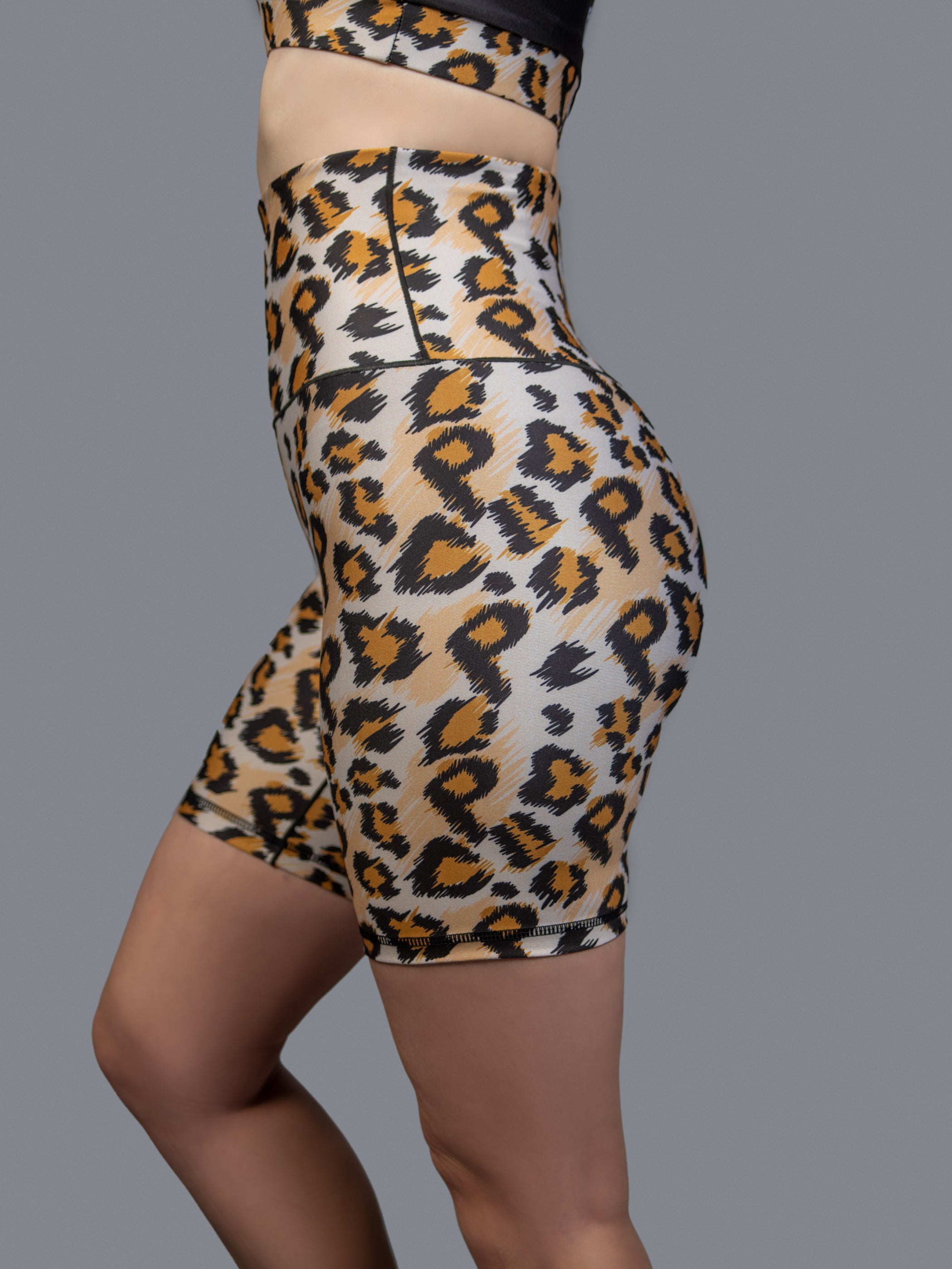 Phit Leopard Compression Shorts 7"